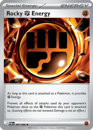 Rocky Fighting Energy (POR-087) (Holofoil)
