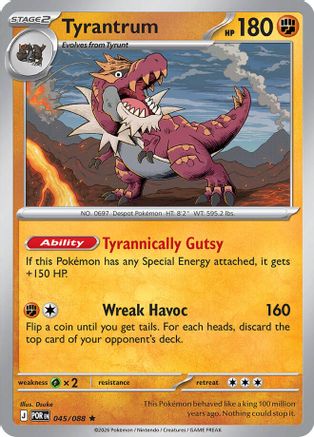 Tyrantrum (POR-045) (Reverse Holofoil)