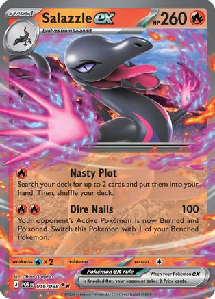 Salazzle ex (POR-016) (Holofoil)