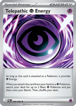 Telepathic Psychic Energy (POR-088) (Holofoil)