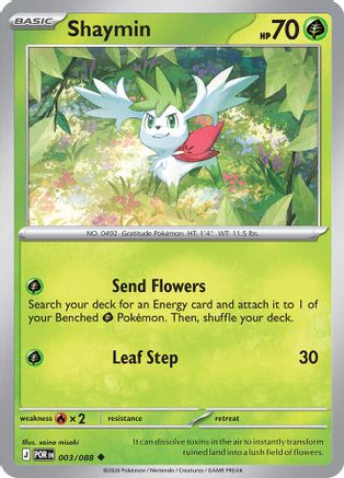 Shaymin (POR-003) (Reverse Holofoil)