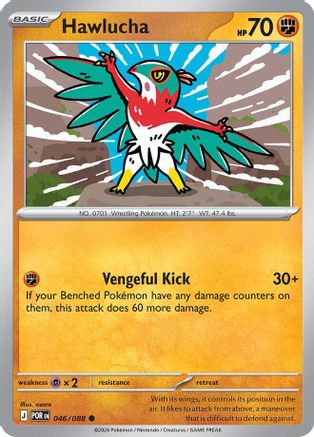 Hawlucha (POR-046) (Reverse Holofoil)