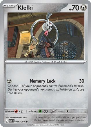 Klefki (POR-059) (Reverse Holofoil)