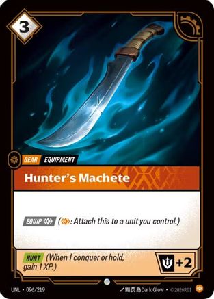Hunter's Machete (UNL-096) (Foil)