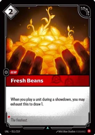 Fresh Beans (UNL-011)