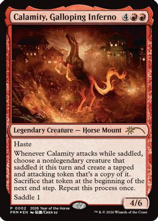 Calamity, Galloping Inferno (Year of the Horse 2026) (SSP-002) (Foil)