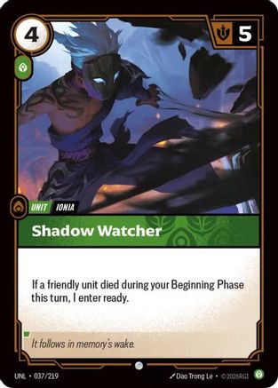 Shadow Watcher (UNL-037) (Foil)