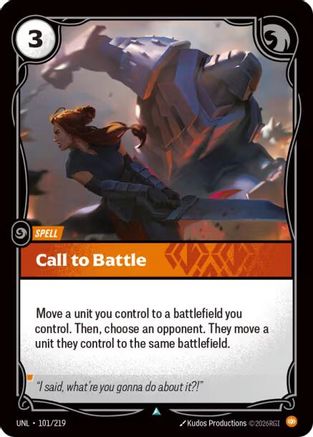 Call to Battle (UNL-101) (Foil)