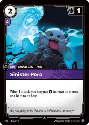 Sinister Poro (UNL-137) (Foil)