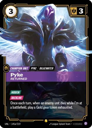 Pyke - Returned (Alternate Art) (UNL-145a) (Foil)