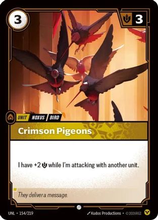 Crimson Pigeons (UNL-154)