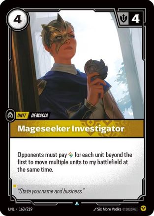 Mageseeker Investigator (UNL-163) (Foil)