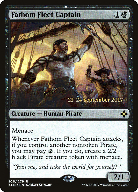 Fathom Fleet Captain (PRE-106S) (Foil)