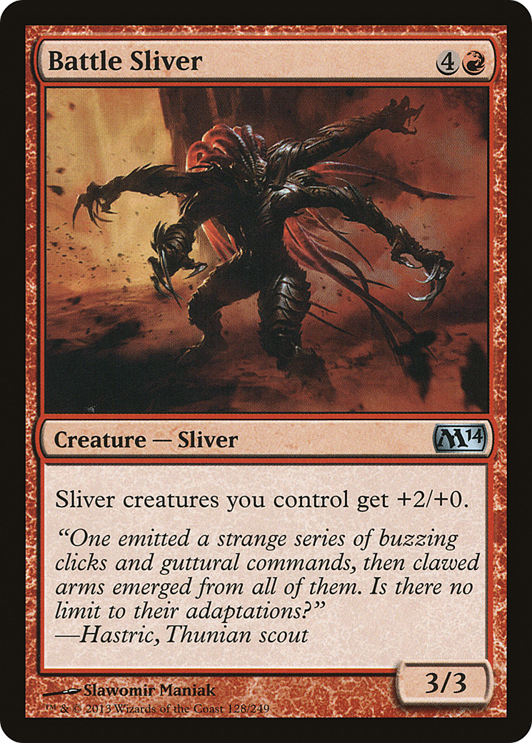 Battle Sliver (M14-128) (Foil)
