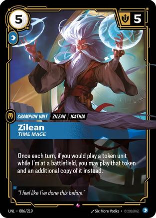 Zilean - Time Mage (UNL-086) (Foil)
