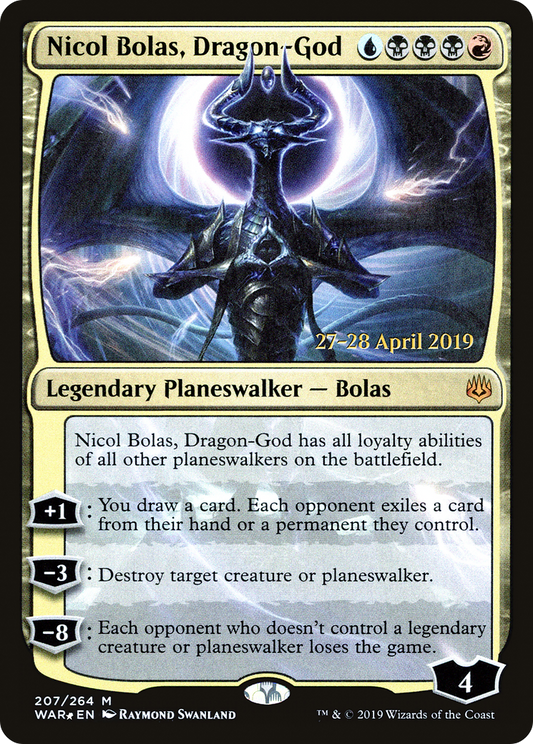 Nicol Bolas, Dragon-God (PRE-207S) (Foil)