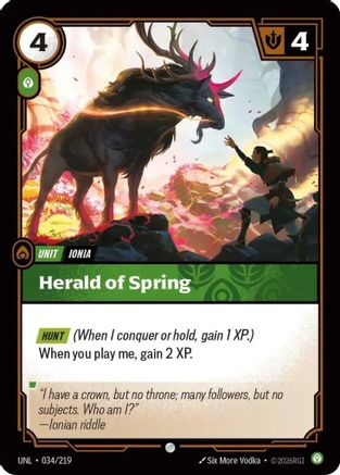 Herald of Spring (UNL-034) (Foil)