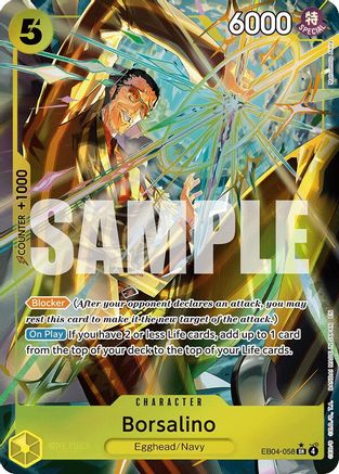 Borsalino (Alternate Art) (EB04-058) (Foil)