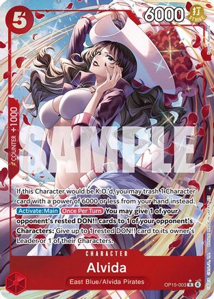 Alvida (Alternate Art) (OP15-003) (Foil)