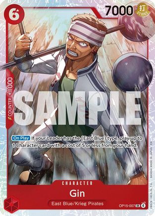 Gin (OP15-007) (Foil)