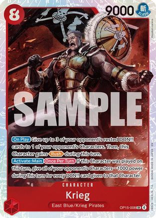 Krieg (OP15-008) (OP15-008) (Foil)