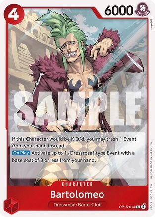 Bartolomeo (OP15-014) (Foil)