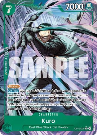 Kuro (Alternate Art) (OP15-025) (Foil)