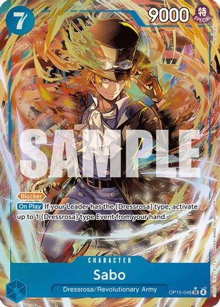 Sabo (Alternate Art) (OP15-046) (Foil)