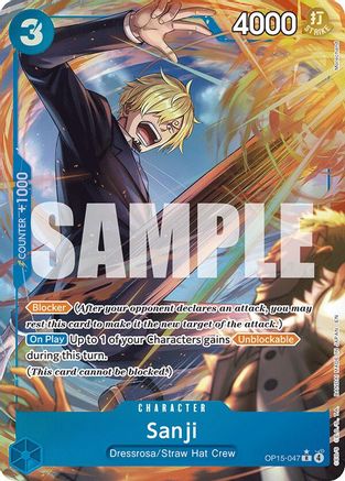 Sanji (OP15-047) (Alternate Art) (OP15-047) (Foil)