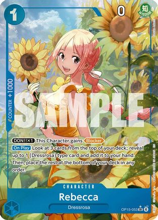 Rebecca (OP15-053) (Alternate Art) (OP15-053) (Foil)