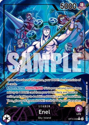 Enel (OP15-058) (Alternate Art) (OP15-058) (Foil)