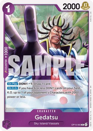 Gedatsu (OP15-063) (Foil)