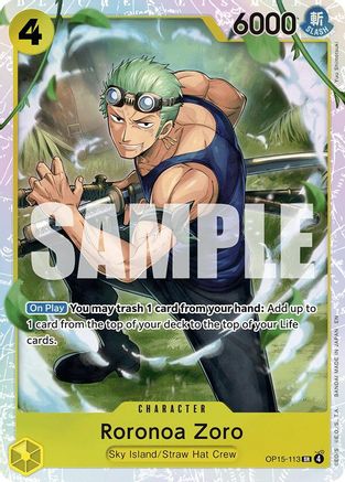 Roronoa Zoro (OP15-113) (OP15-113) (Foil)
