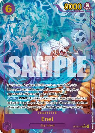 Enel (OP15-118) (Alternate Art) (OP15-118) (Foil)