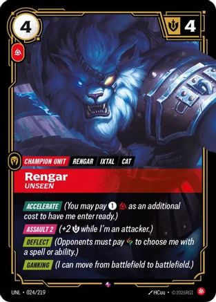 Rengar - Unseen (UNL-024) (Foil)