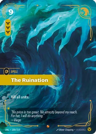 The Ruination (UNL-180) (Foil)