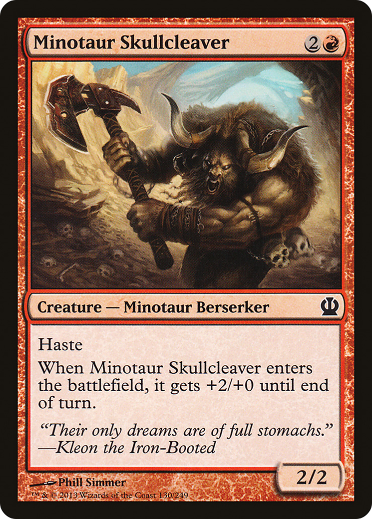 Minotaur Skullcleaver (THS-130) (Foil)