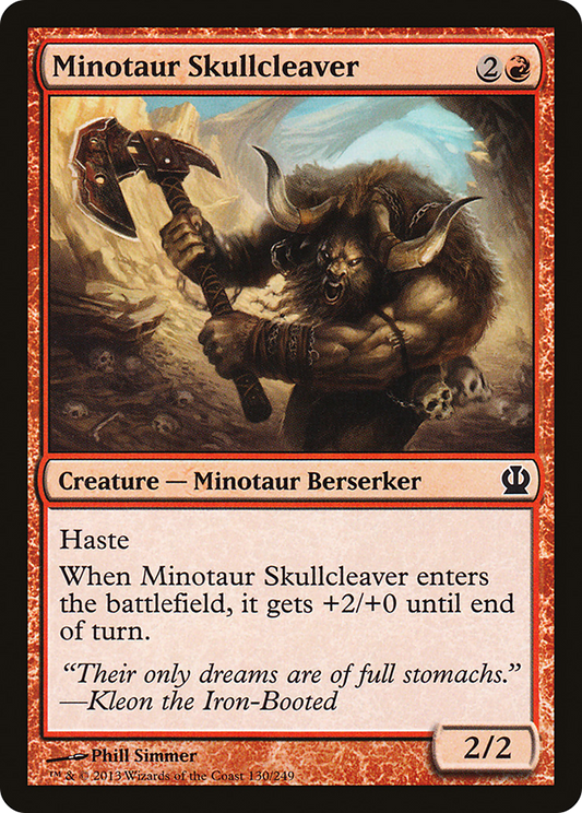 Minotaur Skullcleaver (THS-130) (Foil)