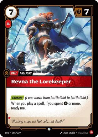 Revna the Lorekeeper (UNL-005)