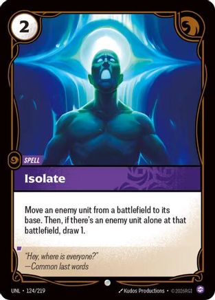 Isolate (UNL-124)
