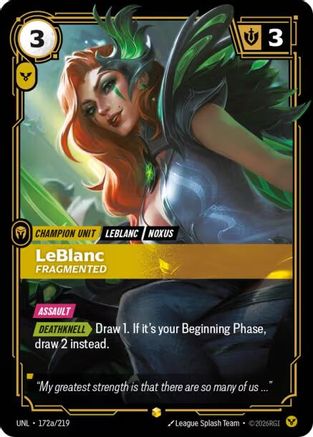 LeBlanc - Fragmented (Alternate Art) (UNL-172a) (Foil)