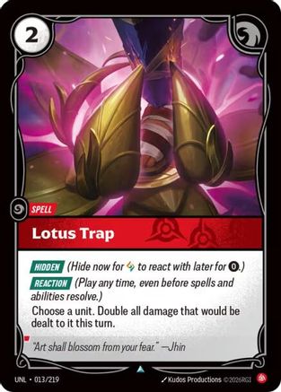 Lotus Trap (UNL-013)