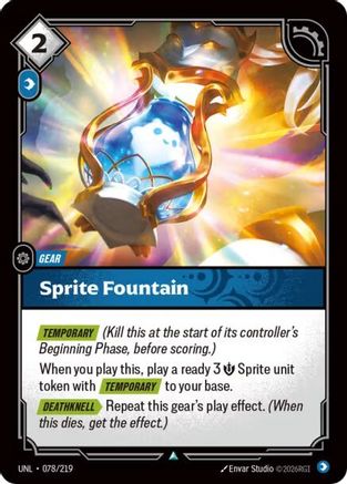 Sprite Fountain (UNL-078) (Foil)