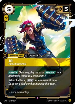 Vi - Peacekeeper (UNL-176) (Foil)
