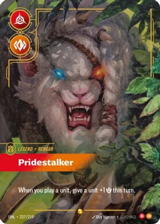 Rengar - Pridestalker (Overnumbered) (UNL-227) (Foil)