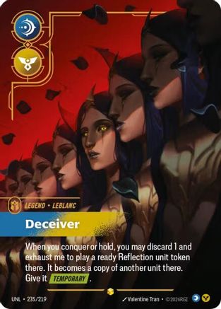 LeBlanc - Deceiver (Overnumbered) (UNL-235) (Foil)