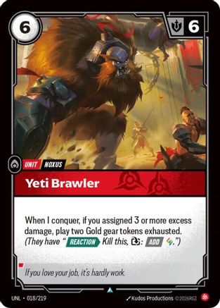 Yeti Brawler (UNL-018)