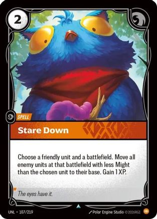 Stare Down (UNL-107) (Foil)