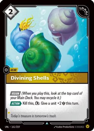 Divining Shells (UNL-161) (Foil)