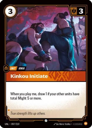 Kinkou Initiate (UNL-097) (Foil)